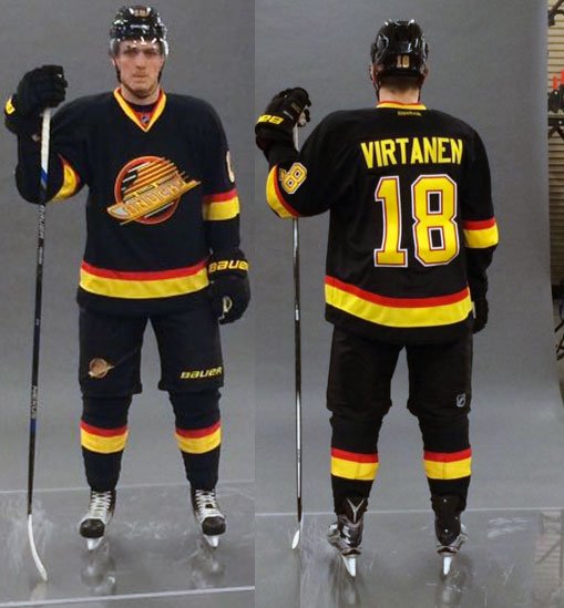 Vancouver Canucks Unveil, Immediately Wear New “Flying Skate” Retro Third  Uniform – SportsLogos.Net News
