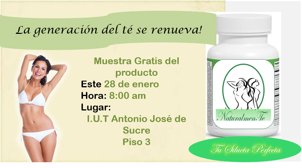 NaturalmenTe01's tweet photo. Faltan  dos días para la muestra del producto. Pierde kilos demás y luce una Silueta Perfecta. https://t.co/ZTN1FLQ5ap