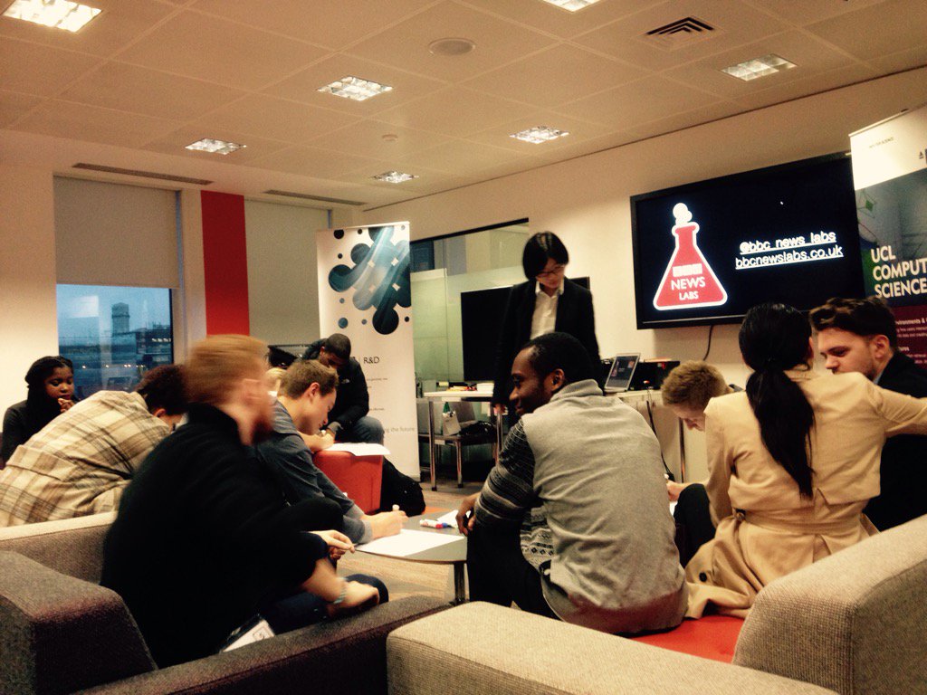 SyTpp's tweet image. Today we have BBC apprentices visiting @BBC_News_Labs! #journosoftomorrow