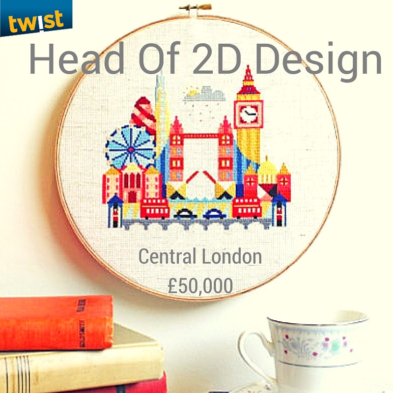 twistorstick's tweet photo. #HOTJOB - Head of #2D #Design at a #Retail #Branding agency Email surfraz@twistorstick.co.uk #London #getmework #job https://t.co/8VHOGSi1ge