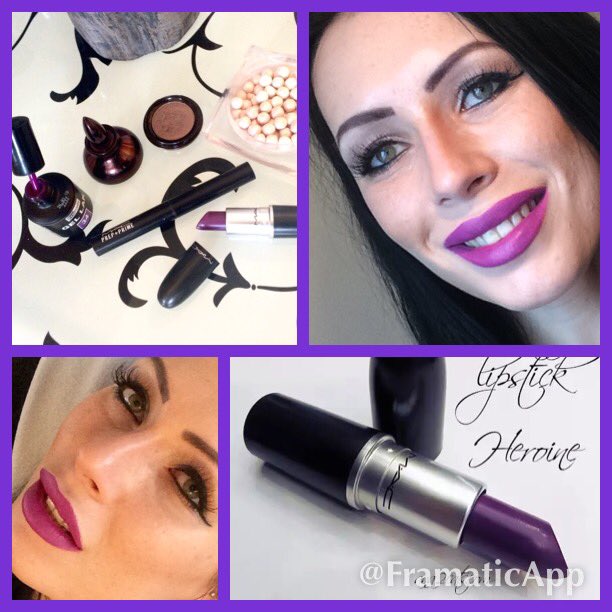NathalyVamp's tweet photo. My Heroin @MACcosmetics #mac #makeup #nails #macheroin https://t.co/mSkWZBEoIe