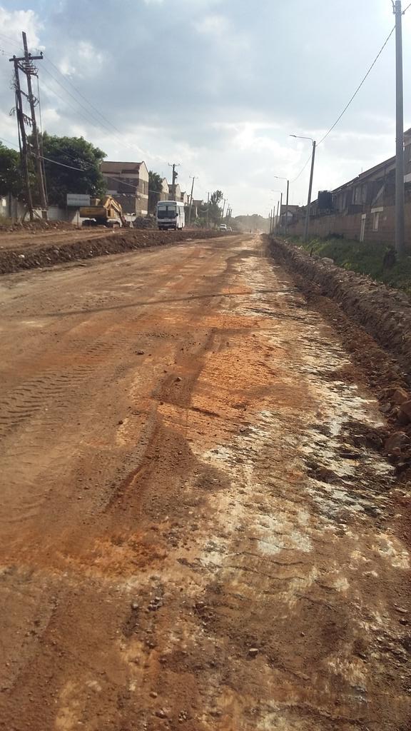 SetoutsLimited's tweet image. Road construction south c Nairobi