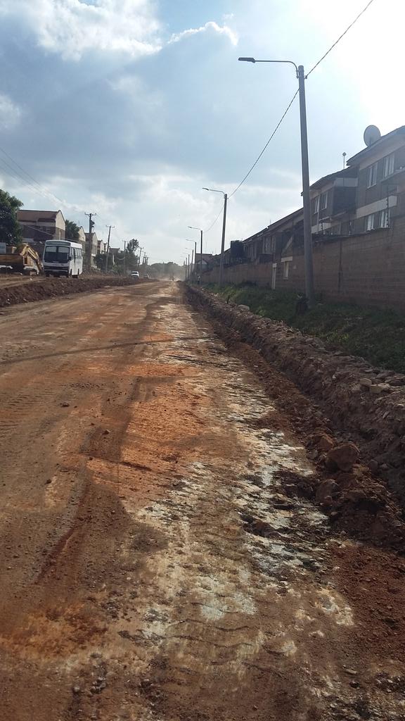 SetoutsLimited's tweet image. Road construction south c Nairobi