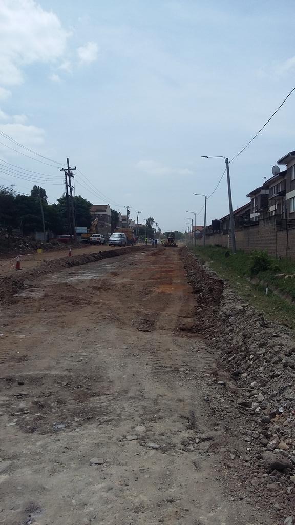 SetoutsLimited's tweet image. Road construction south c Nairobi