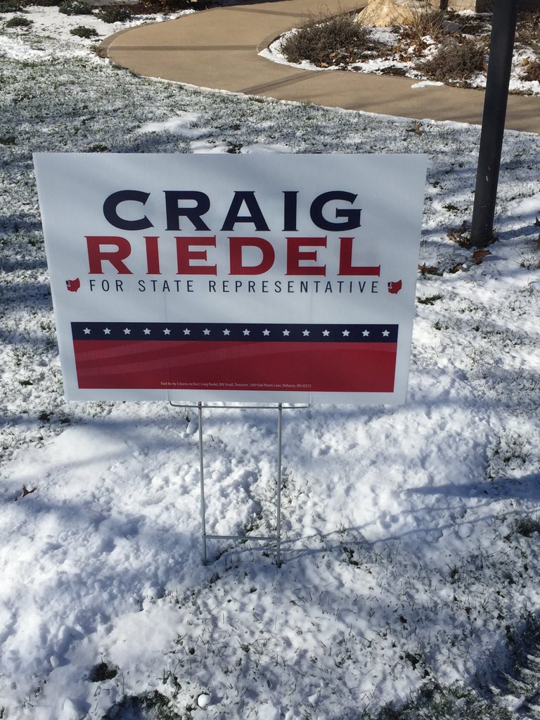 The yard signs are in! With 7 weeks till the primary now is the time to show your support! #votecraig