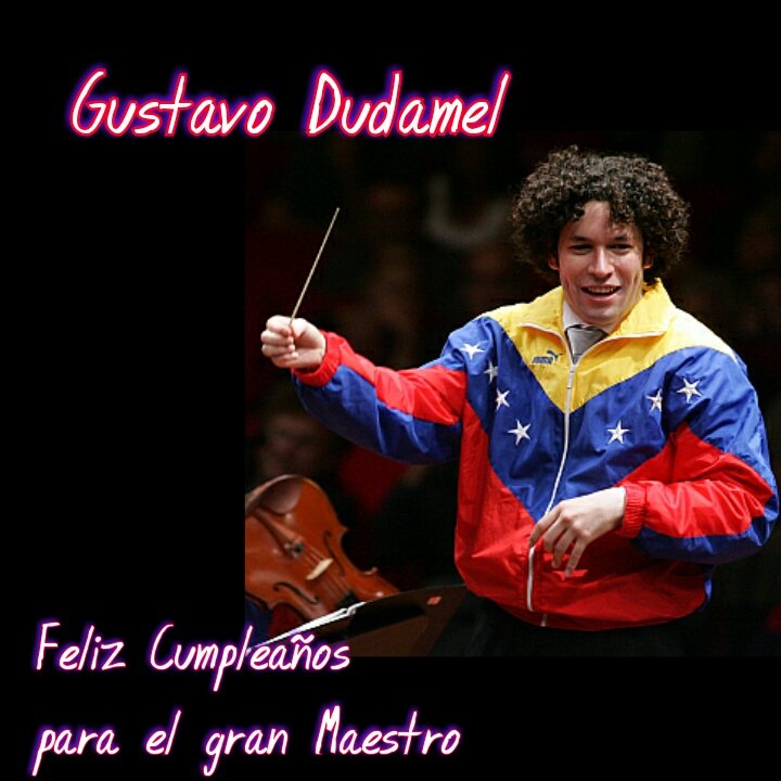 Felíz Cumpleaños para el Gran Maestro Gustavo Dudamel. <a href="/GustavoDudamel/">Gustavo Dudamel</a> <a href="/elsistema/">El Sistema</a> <a href="/NUCLEOMETRO/">NUCLEO METRO DE MCBO</a>  @