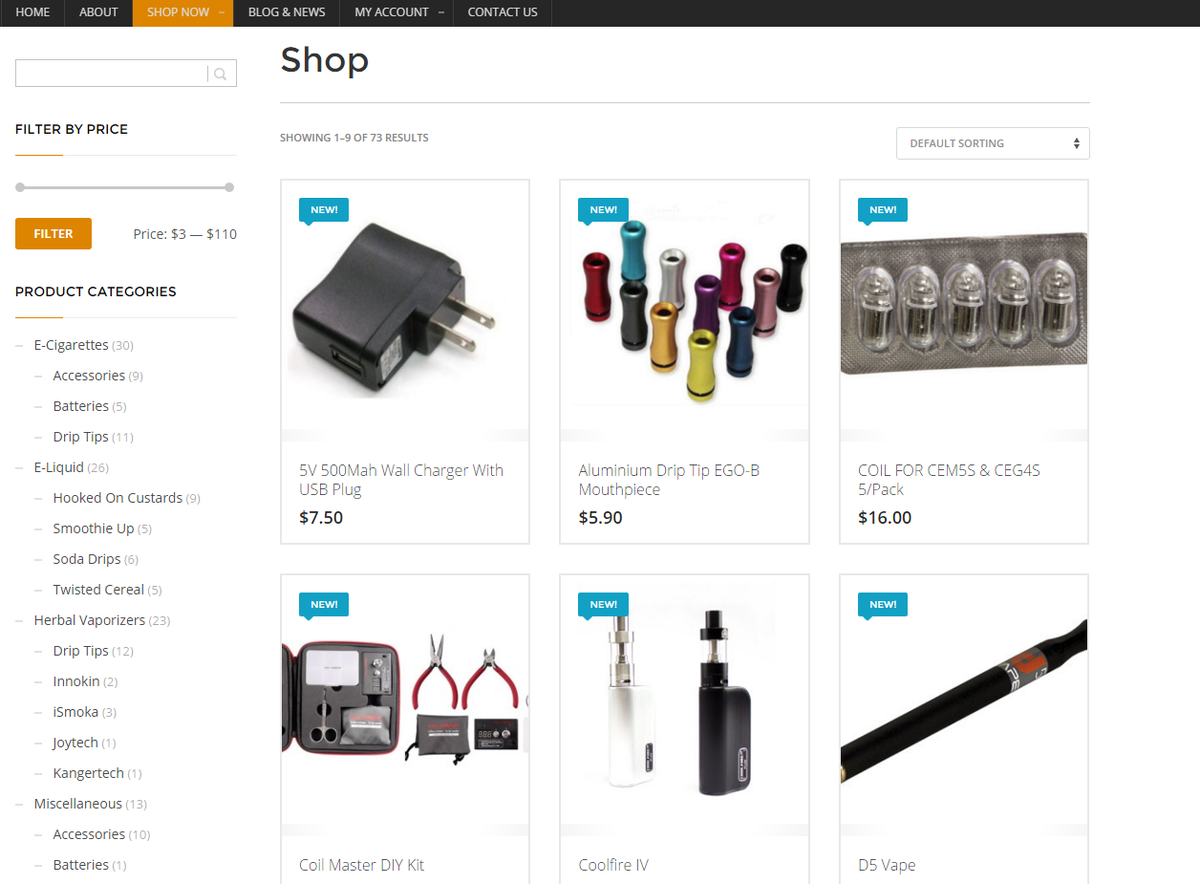 VapesenseCA's tweet photo. Our online shop is starting to fill up with all sorts of great product! Check us out here: https://t.co/iiRg0hmRTf https://t.co/FlhmBWjCM3