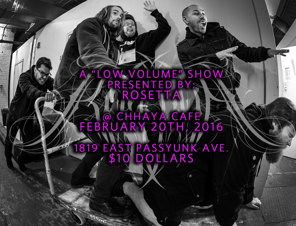 PrettyOkayShows's tweet photo. Tickets for the @rosettaband quiet instrumental show @chhayacafe are half gone! Get yours: https://t.co/YBXI0NRJq5 https://t.co/3J61P9rewz