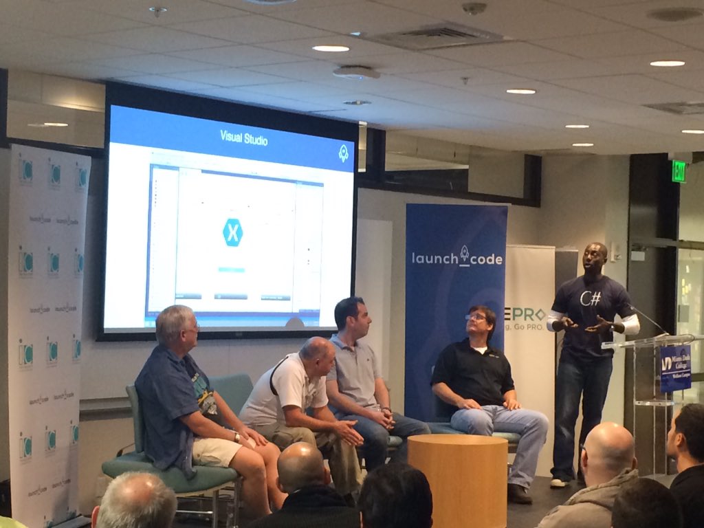 TweetsbyMatt's tweet image. Great turnout @ideacentermdc for @Launch_Code SFLSpeaks @aspnet #SFLSpeaksLaunchCode