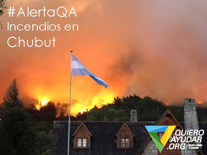 QAorg's tweet photo. #AlertaQA 2000ha quemadas en Chubut @QAorg se solidariza cn las flias afectadas y agradece la garra de los bomberos! https://t.co/F7VzLsNwcr