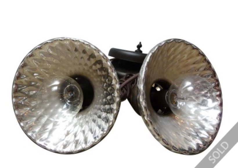 rummagehome's tweet photo. check out this gorgeous pair of antique ampliflector mercury glass pendants that were just sold! circa early 1900's! https://t.co/1mraoz2kVZ