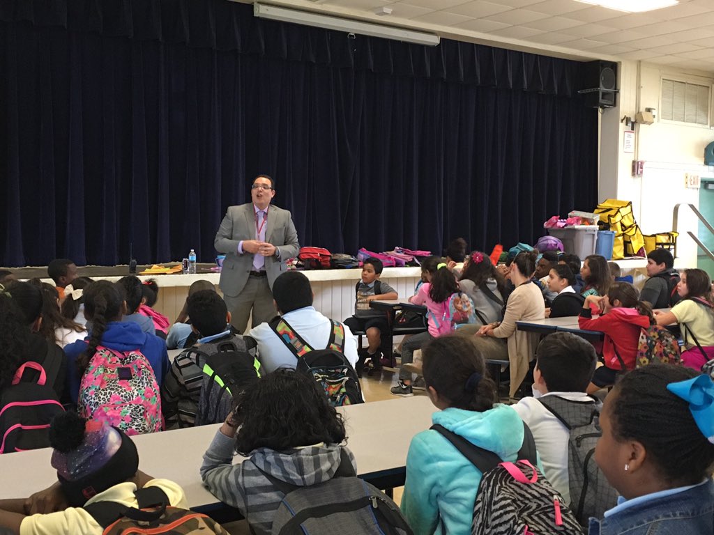 Thank you <a href="/madisonmustang/">Madison Middle</a> for speaking to our Grade 5 students &amp; informing them about options for middle school.