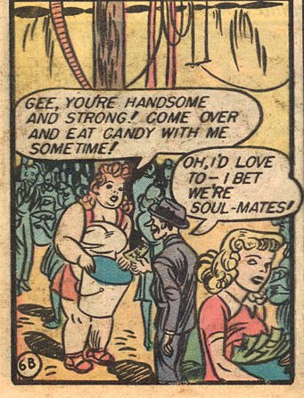 The 1942 version of "Netflix and chill." Sexual connotations abound! Thanks, Wonder Woman.