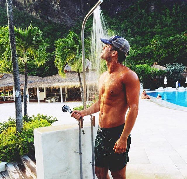 The thing I love about showers is the nice refreshing water