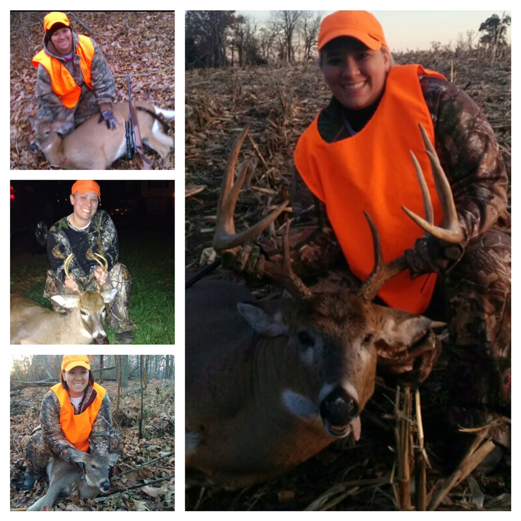 akrugz's tweet photo. Transformation Tuesday: Making a Deer Slayer! 2011-2015 #tt #whitetail #huntingchick #huntress #bbd https://t.co/N01OgdwGA3