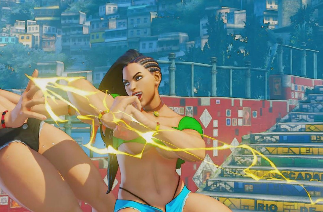 MissGofio's tweet image. Las skins de Laura en Street Fighter V 😍