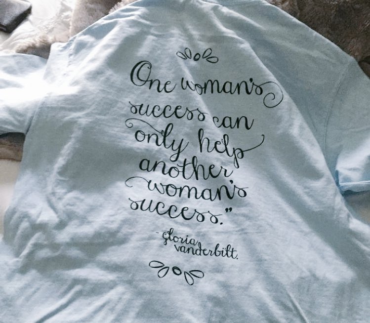 TCU_SSETLAK's tweet image. Women&apos;s business network shirts that I helped design are in!