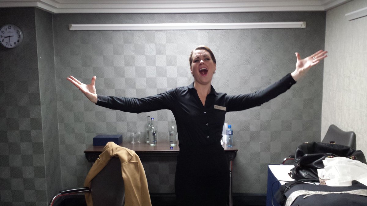 Lucy loves to warm up pre-gig <a href="/lucycampbell100/">Lucy Campbell</a>