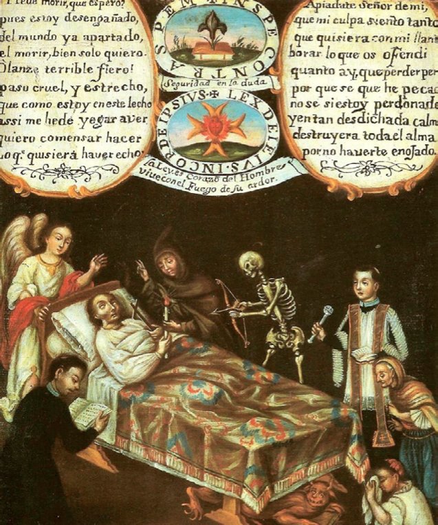 Reloj de la vida humana (Políptico de la Muerte) 1775, Museo Nacional del Virreinato, México facebook.com/morbidanatomy/…