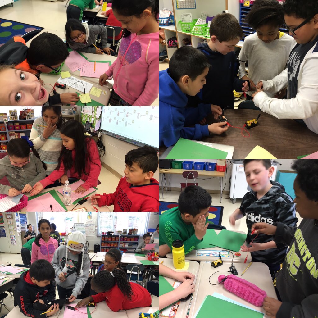 Ms_Liguori's tweet photo. Circuit Construction in action! #handsonlearning #scienceminded @Rpreav @SchoolSup @vpalladino716 https://t.co/VLgPMGvNWU
