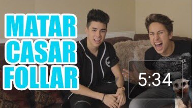 JuanpaZurita's tweet photo. Nuevo video en YT! TAG Matar, Casar, Follar. Feat @mariobautista_ #ZuriBauEnYouTube 

⚔ https://t.co/0Wx7hDfDc4 ⚔ https://t.co/0sbe5hF9ck