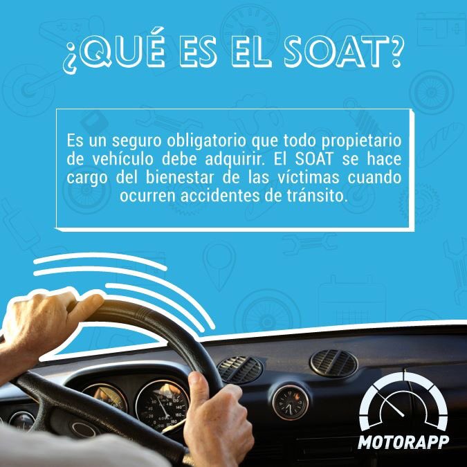 motorapp12's tweet photo. Con @motorapp12 aprende que es y que cubre el (SOAT), descarga la app #motorapp I y mantente al dia! https://t.co/EzGQ0uyn5p