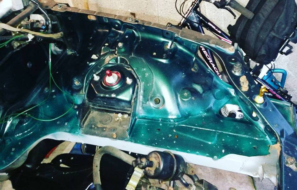 MX5_Apparel's tweet image. First coat of top coat on this evening #miata #mx5 #mx5nutz #mazdamx5 #mazda #enginebay #bay #track #trackcar #trac…
