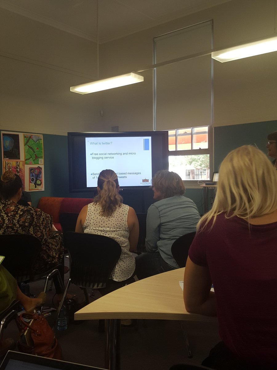 Learning all about Twitter and how to use it to increase student engagement and learning at HWPS.