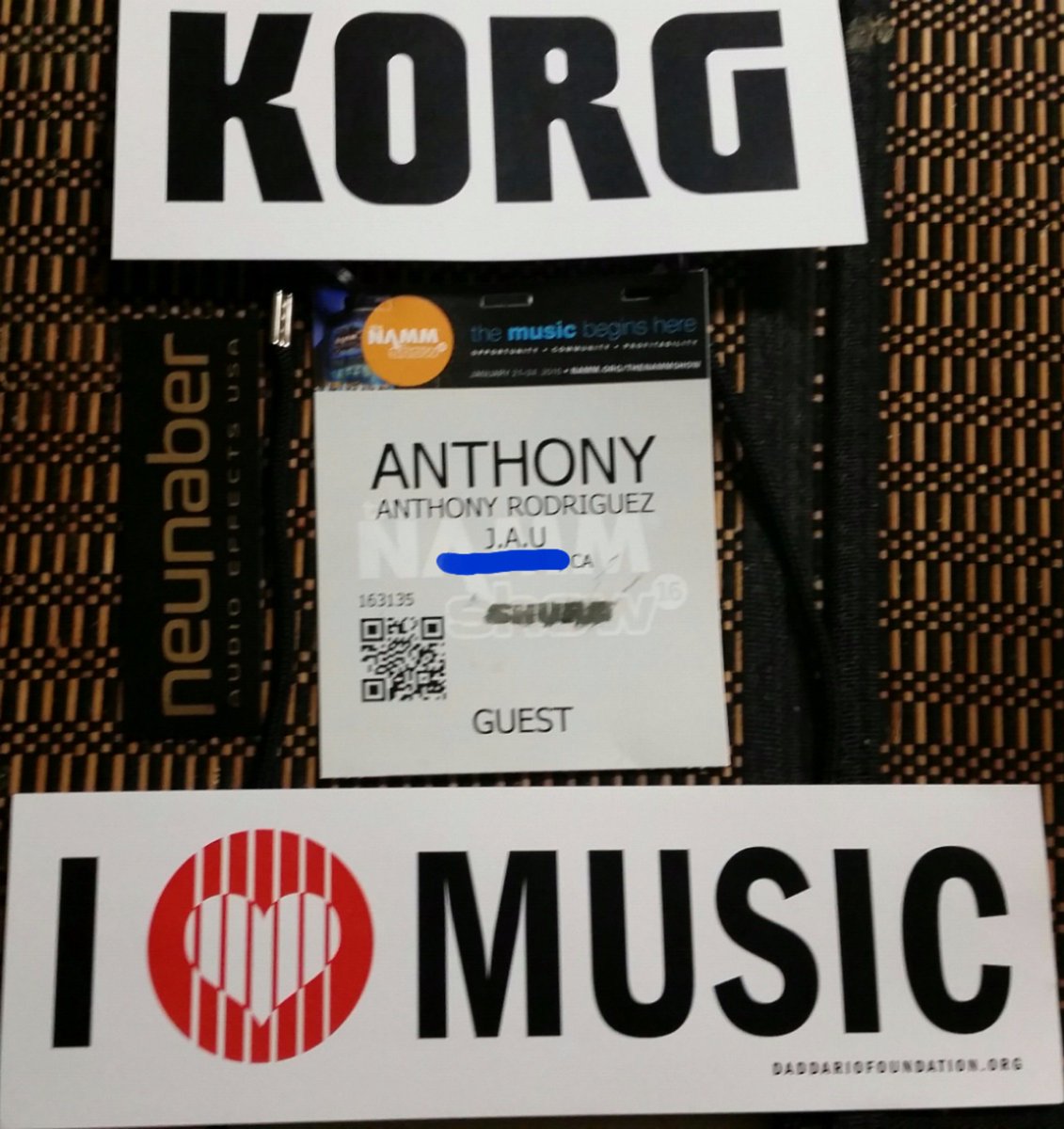 JAUOfficial's tweet image. #grateful @TheGRAMMYs #NARAS #LAChapter for @NAMMShow #tix @KorgUSA @shure @DaddarioandCo #EndorseMe @NeunaberAudio