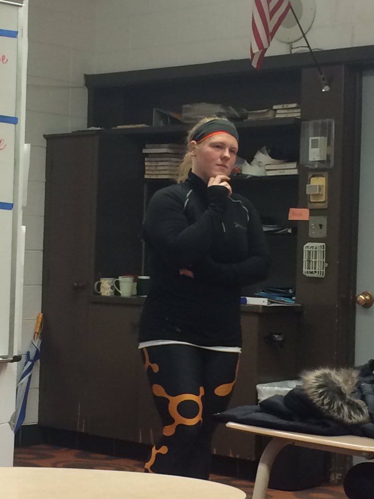 BethBtheisen's tweet photo. Thank you, Becca, for sharing your experiences as a personal trainer to 0 hour Occupations class! https://t.co/GbO29Me9BA