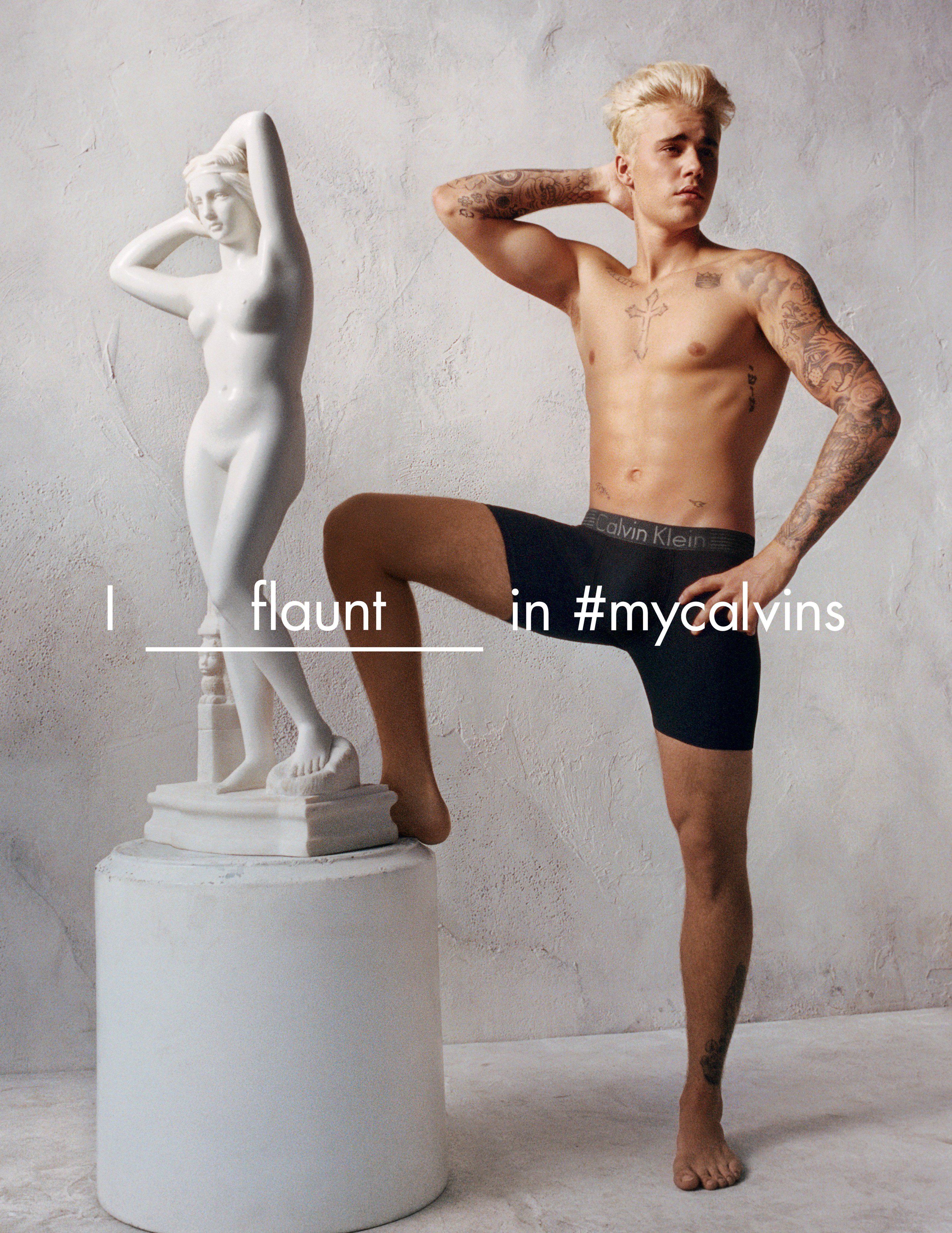 Justin bieber best sale calvin klein ad