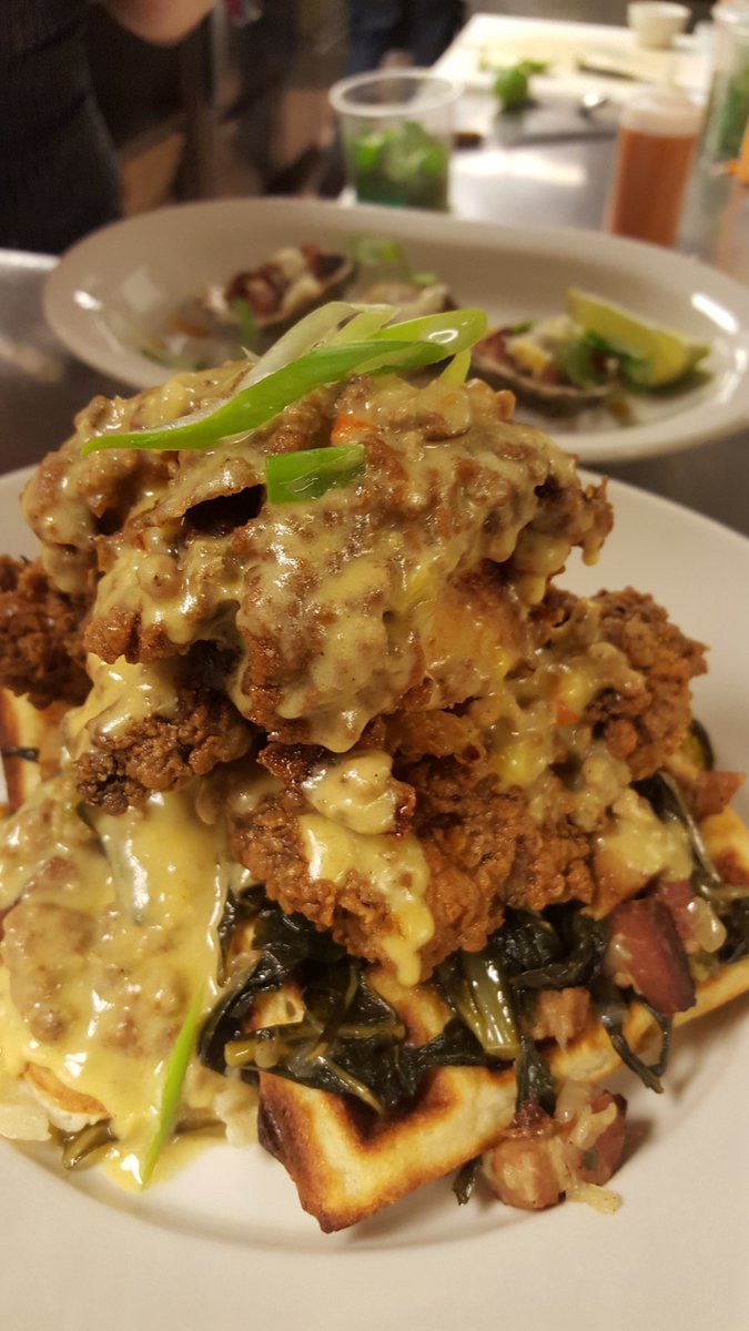 Chicken n Waffles. Nuff said. #grandtrunksaloon #dtk #kwawesome