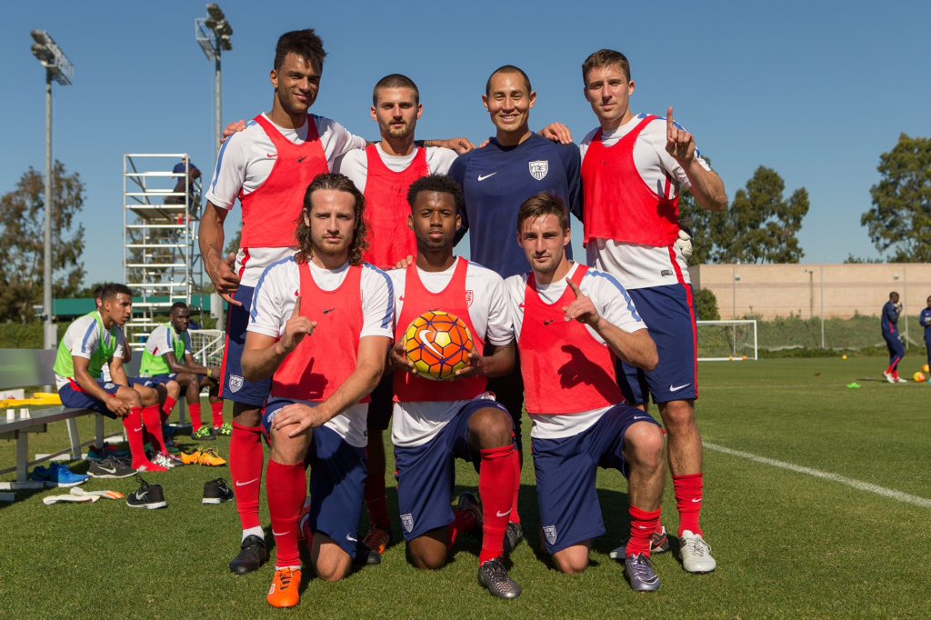 Congrats to the winners of today's small-side mini tourney! #USMNT #JanuaryCamp