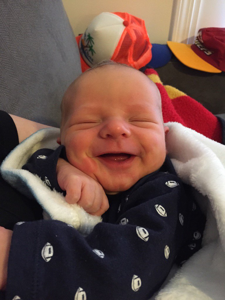 Speed_Limit_75's tweet photo. @jaime_blum Our sons face when I told him daddy is the coolest!! #ApparentlyTellingJokes https://t.co/KHX6OGtzHJ