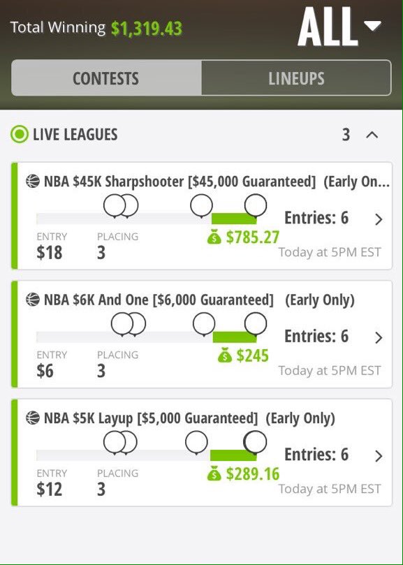 DraftKingPro's tweet photo. We win over here at Draft King Pro https://t.co/zl6gcFmCue