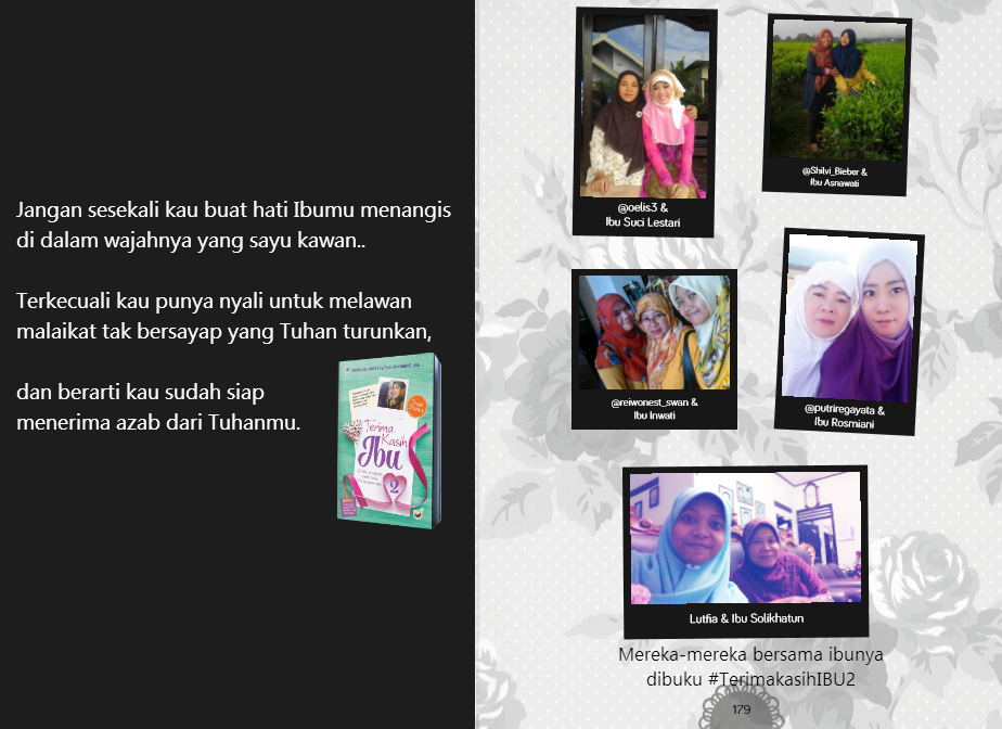 TerimakasihIBU's tweet photo. Jangan sesekali buat hati ibumu menangis...

*Buku #TerimakasihIBU2 https://t.co/S5L1I4ax1K
