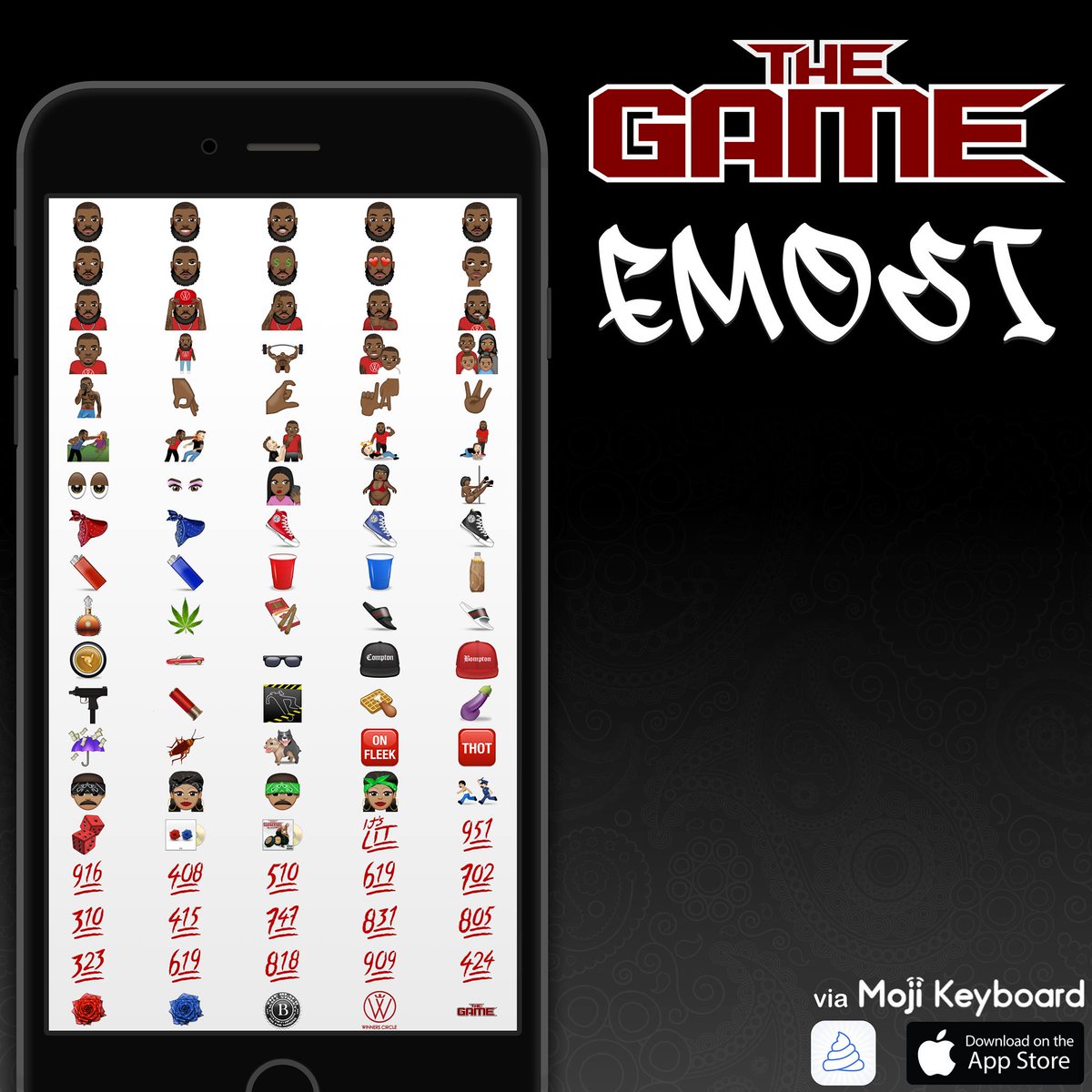 JBurnsInc's tweet photo. #EmOGis by @thegame via @MojiKeyboard.  Check @robinhood_la, the Game donates a million water bottles to Flint, MI! https://t.co/HkHhSRDo33