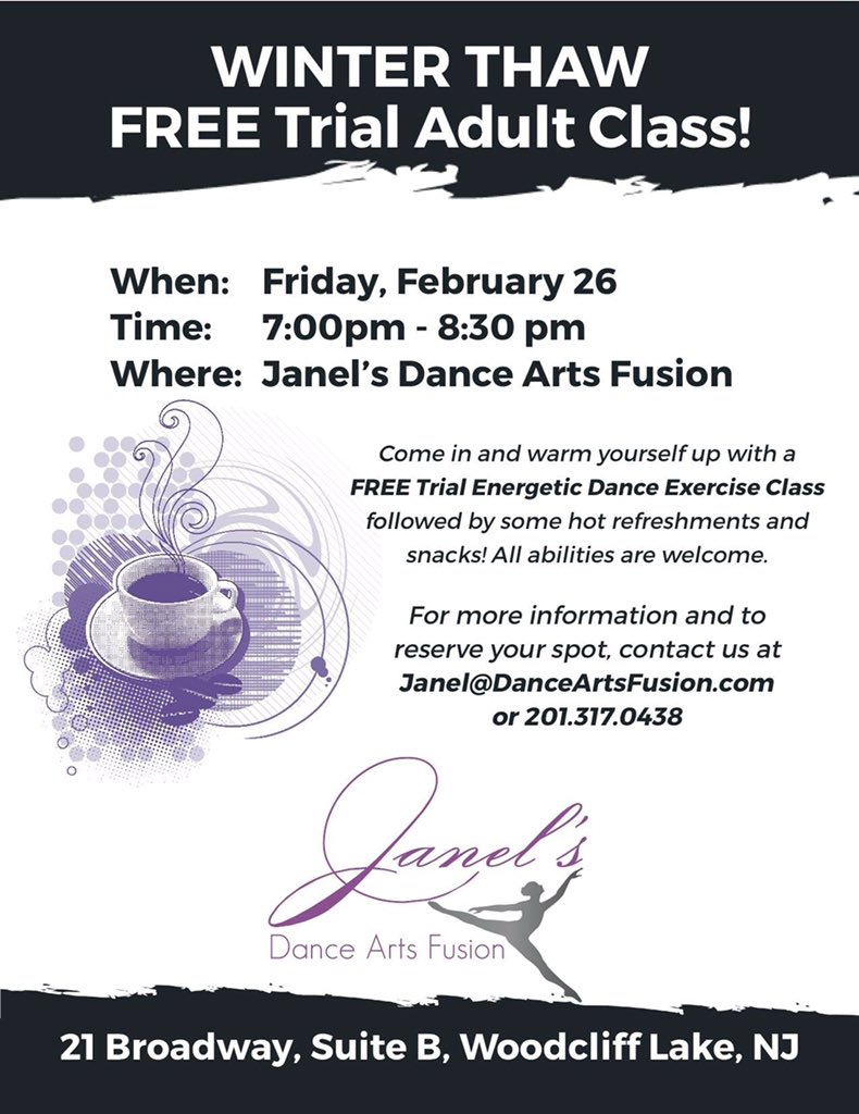 DanceArtsFusion's tweet photo. Spread the word!!! #AdultCLASS #SHESeries #JDAF #JustDance https://t.co/7Ov62faqR2