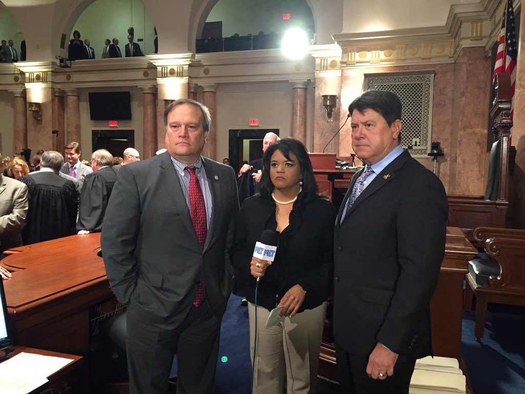 KYSenateGOP's tweet photo. Tune in live now for @kysenatepres' initial reactions from #BevinSOTC ▶️ https://t.co/476Jjm8nAy @KET @ReneeKET https://t.co/xewGQF8GJJ