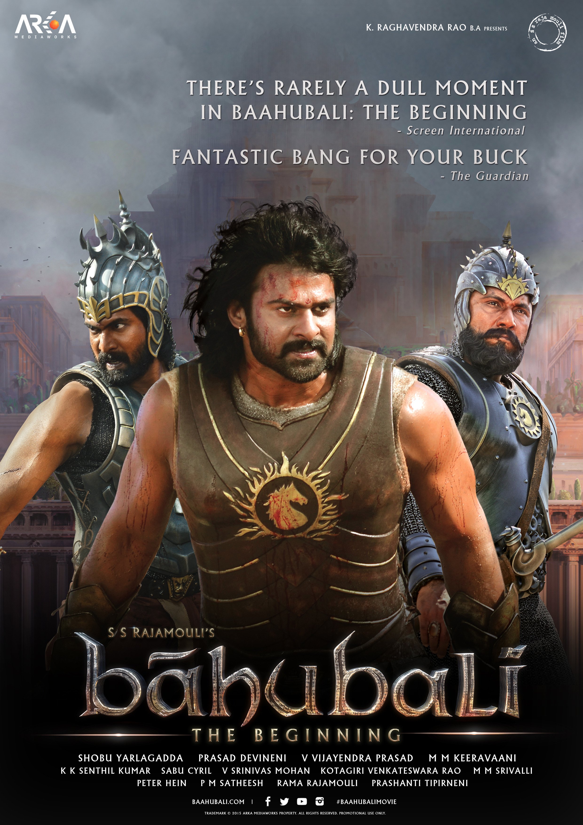 Prabhas on Twitter: ". @BaahubaliMovie international poster  https://t.co/teLsO8bMnq" / Twitter