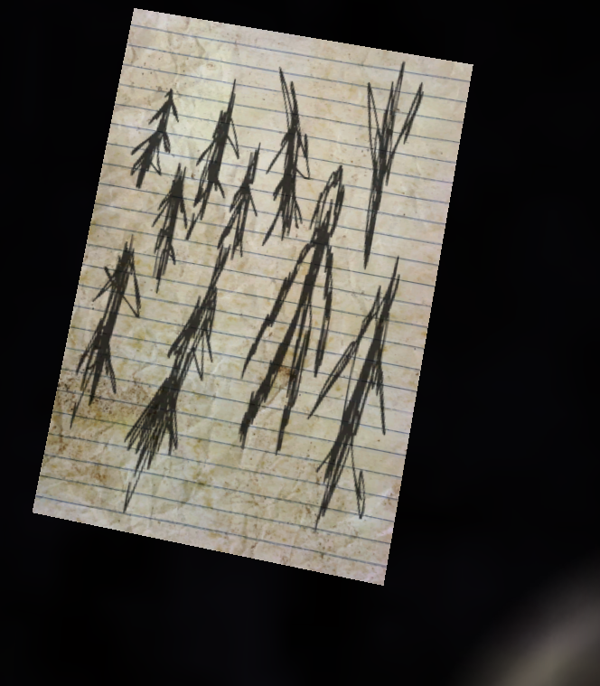 SlenderSickness's tweet photo. //#Canonfact #Creepypasta. In this pages, it shows that Slenderman can control his height until as tall as trees https://t.co/FN4SuObysh