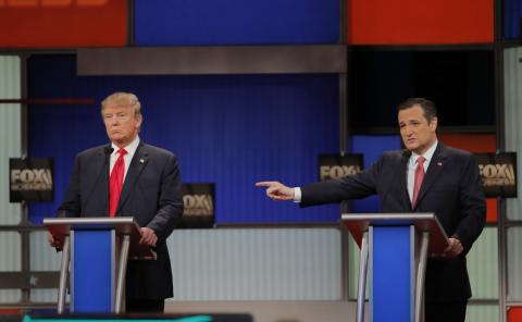 NBCNews's tweet photo. Ted Cruz challenges Donald Trump to one-on-one debate, no moderators https://t.co/KG7nEwf9Se https://t.co/cDDLTsRFgY