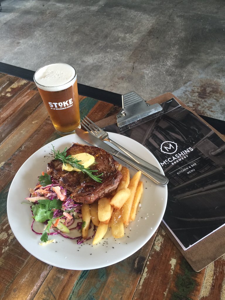 Great deal here each night until Saturday night. Steak and Stoke for $20 only!!