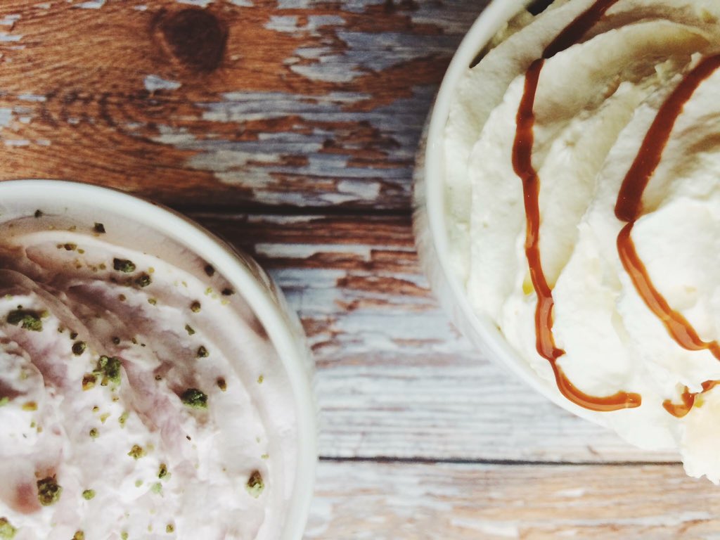 Starbucks5ways's tweet photo. Enjoy Burnt Caramel Latte &amp; Pistachio and Rose Mocha before anyone else. Exclusive to My Starbucks Rewards members https://t.co/MAczxEv3Nr