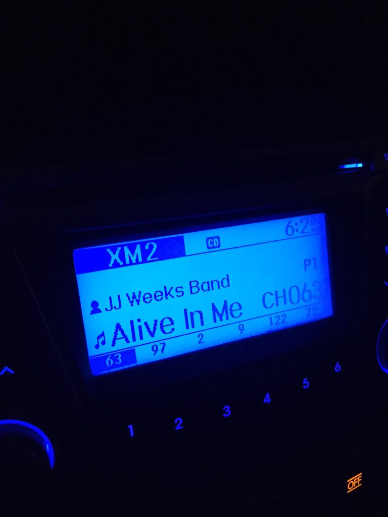 lorikrausen's tweet image. I forgot to mention you earlier @SXMTheMessage when I heard it...but plz keep playing @JJWeeksBand #AliveInMe! 🎶