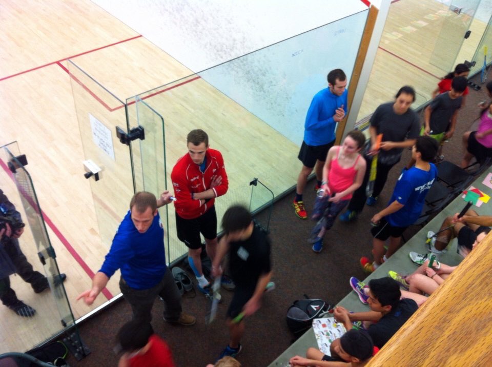 Great exhibition night at <a href="/SquashWindsor/">WS&F Club</a> with <a href="/Cusk87/">Ryan Cuskelly</a> &amp; <a href="/WSFJuniorSquash/">WSF Junior Squash</a> at Windsor, Canada