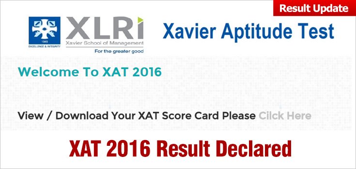 Mbauniverse's tweet photo. #XAT2016 #Result declared: Score card available; #check your chances in good B schools https://t.co/gzqPiIPMiV https://t.co/hidGmjbTH4