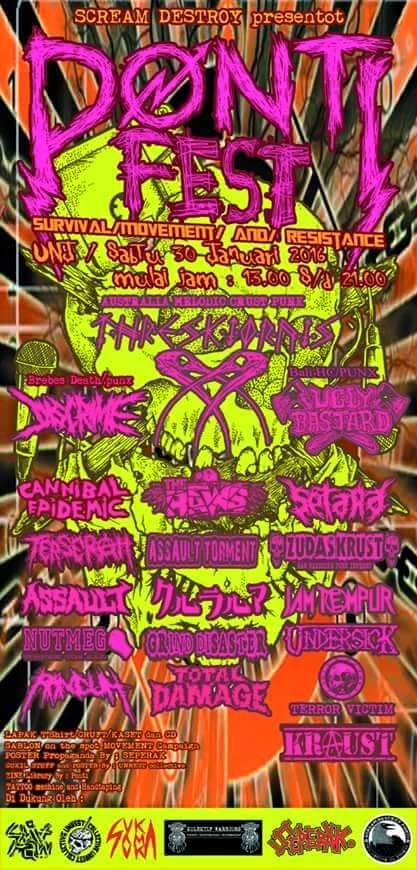 malem mingguan kite ngelenong lagi di UNJ rawamangun #pontifest #drunkpunx