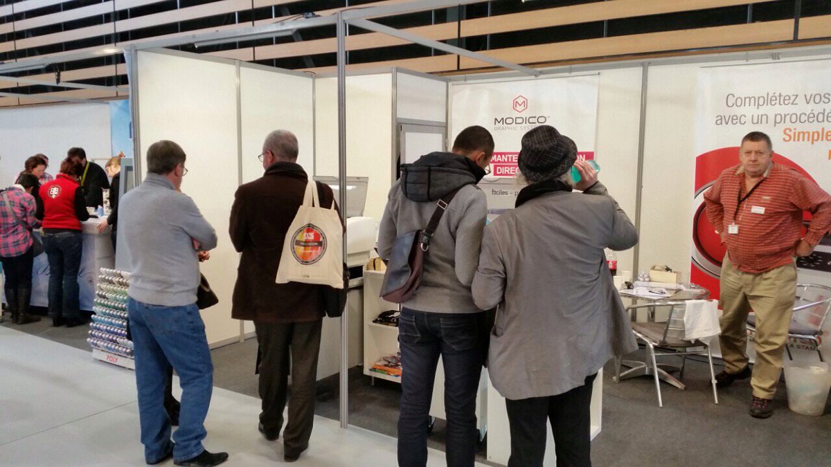 AzonPrinter's tweet image. Modico and Azon - BOOTH #1C1 - Azon Tex pro, #DirectToGarment and DTS, #DirectToSubstrate printer @Salon_CPrint