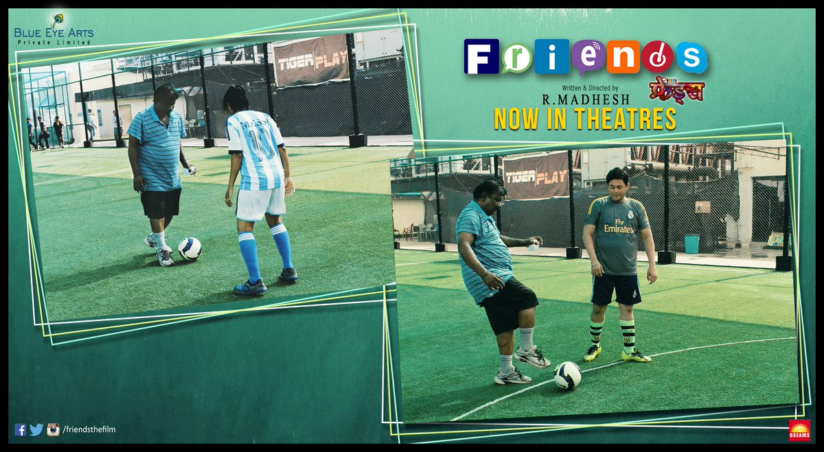 FriendsTheFilm's tweet photo. Director @directormadhesh rehearsing the scene with actor Swwapnil Joshi. #FriendsTheFilm https://t.co/BEzKXGhm2z